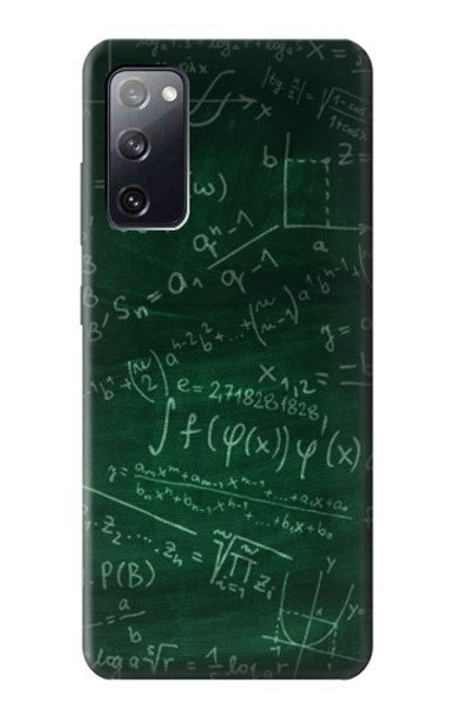 S3190 数式フォーミュラグリーンボード Math Formula Greenboard Samsung Galaxy S20 FE バックケース、フリップケース・カバー