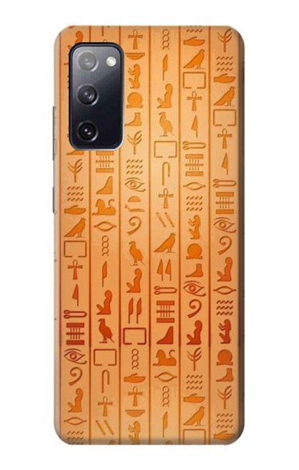 S3440 エジプトの象形文字 Egyptian Hieroglyphs Samsung Galaxy S20 FE バックケース、フリップケース・カバー