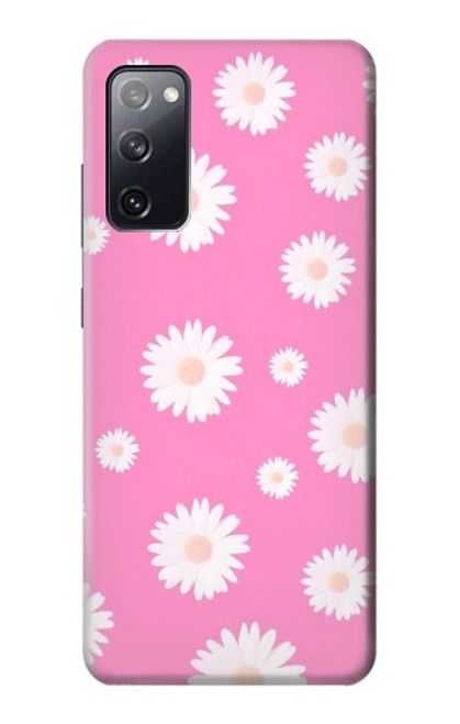 S3500 ピンクの花柄 Pink Floral Pattern Samsung Galaxy S20 FE バックケース、フリップケース・カバー