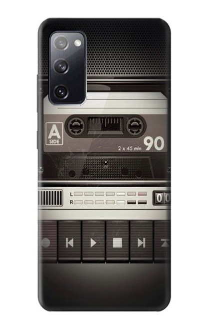 S3501 ビンテージカセットプレーヤー Vintage Cassette Player Samsung Galaxy S20 FE バックケース、フリップケース・カバー