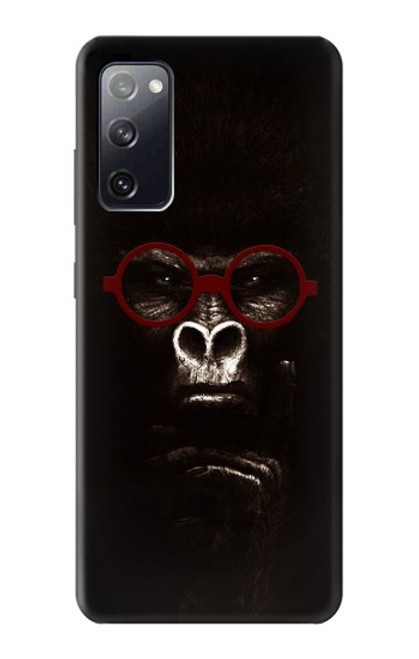S3529 思考ゴリラ Thinking Gorilla Samsung Galaxy S20 FE バックケース、フリップケース・カバー