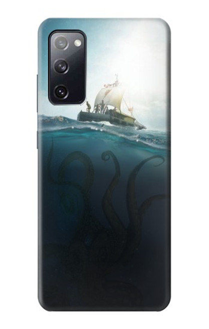 S3540 巨大なタコ Giant Octopus Samsung Galaxy S20 FE バックケース、フリップケース・カバー