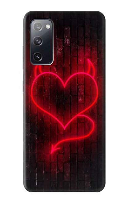 S3682 デビルハート Devil Heart Samsung Galaxy S20 FE バックケース、フリップケース・カバー