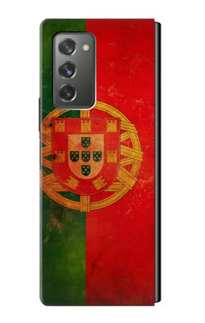 S2973 ポルトガルサッカー Portugal Football Soccer Flag Samsung Galaxy Z Fold2 5G バックケース、フリップケース・カバー