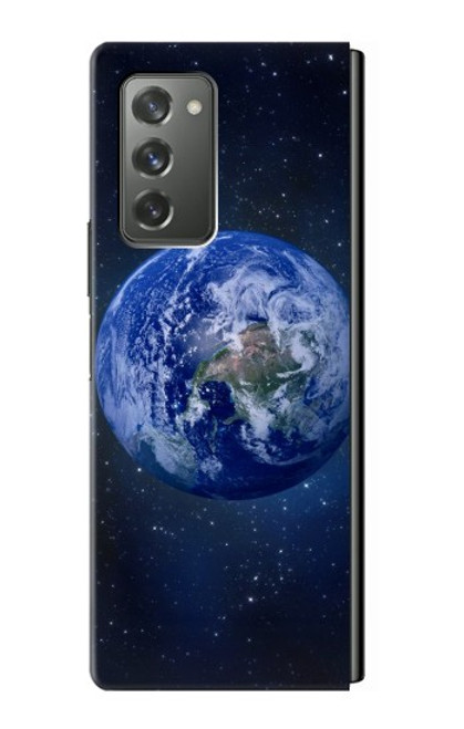 S3430 青い星 Blue Planet Samsung Galaxy Z Fold2 5G バックケース、フリップケース・カバー