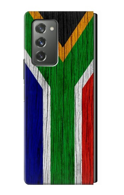 S3464 南アフリカの国旗 South Africa Flag Samsung Galaxy Z Fold2 5G バックケース、フリップケース・カバー