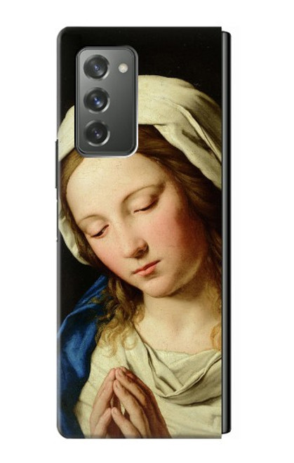 S3476 聖母マリアの祈り Virgin Mary Prayer Samsung Galaxy Z Fold2 5G バックケース、フリップケース・カバー