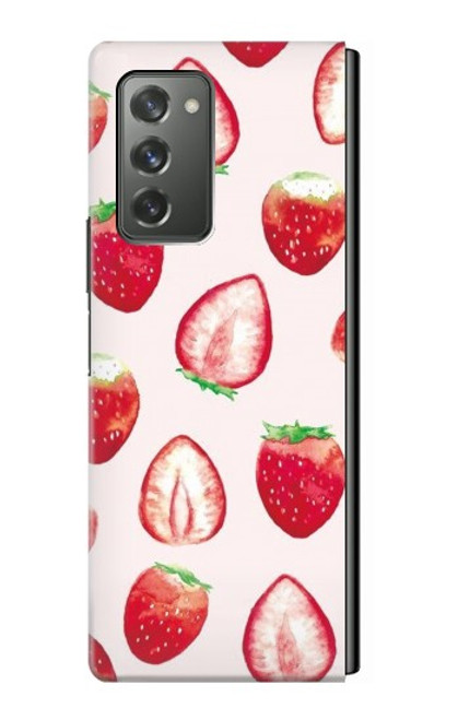 S3481 イチゴ Strawberry Samsung Galaxy Z Fold2 5G バックケース、フリップケース・カバー