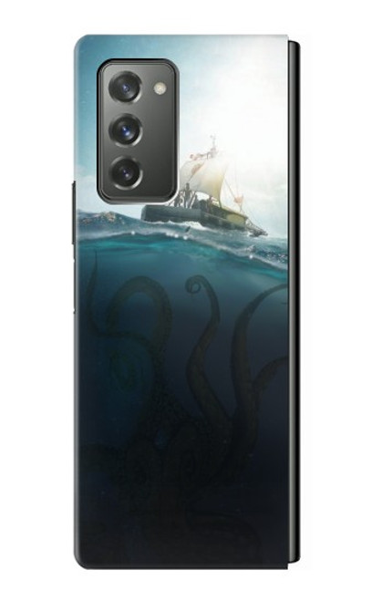 S3540 巨大なタコ Giant Octopus Samsung Galaxy Z Fold2 5G バックケース、フリップケース・カバー