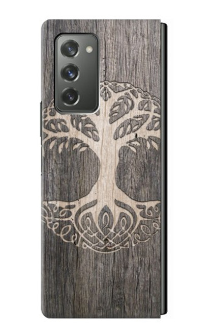 S3591 バイキングツリーオブライフシンボル Viking Tree of Life Symbol Samsung Galaxy Z Fold2 5G バックケース、フリップケース・カバー
