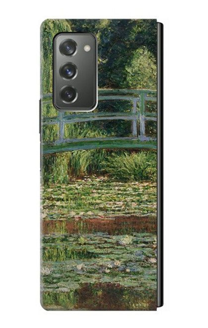 S3674 クロードモネ歩道橋とスイレンプール Claude Monet Footbridge and Water Lily Pool Samsung Galaxy Z Fold2 5G バックケース、フリップケース・カバー