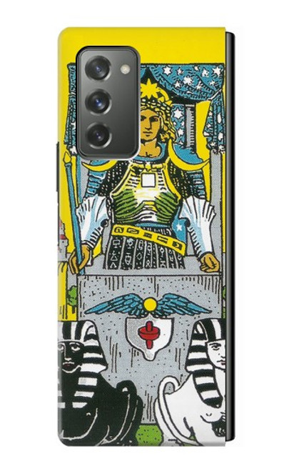 S3739 タロットカード戦車 Tarot Card The Chariot Samsung Galaxy Z Fold2 5G バックケース、フリップケース・カバー