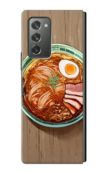 S3756 ラーメン Ramen Noodles Samsung Galaxy Z Fold2 5G バックケース、フリップケース・カバー