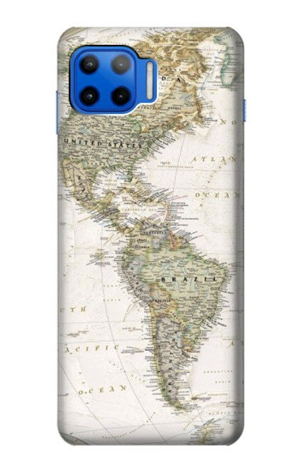 S0604 世界地図 World Map Motorola Moto G 5G Plus バックケース、フリップケース・カバー