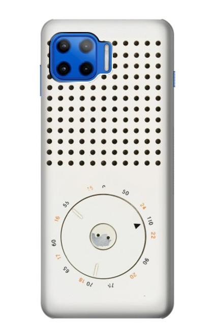 S1857 レトロなトランジスタラジオ Retro Transistor Radio Motorola Moto G 5G Plus バックケース、フリップケース・カバー