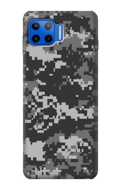 S3293 アーバンブラックカモ迷彩 Urban Black Camo Camouflage Motorola Moto G 5G Plus バックケース、フリップケース・カバー