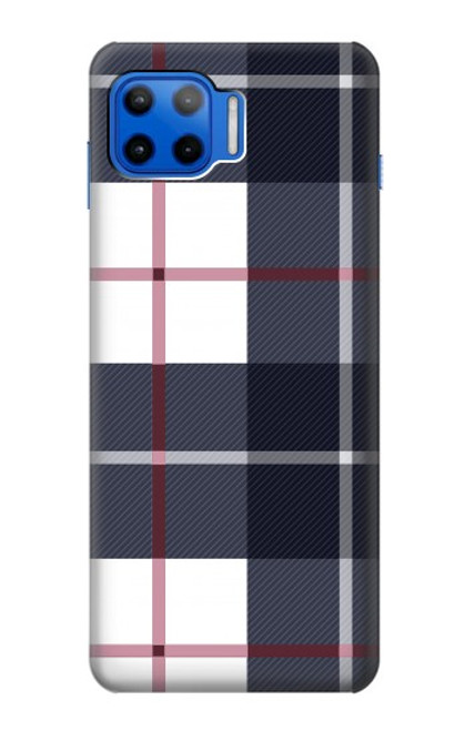 S3452 チェック柄 Plaid Fabric Pattern Motorola Moto G 5G Plus バックケース、フリップケース・カバー