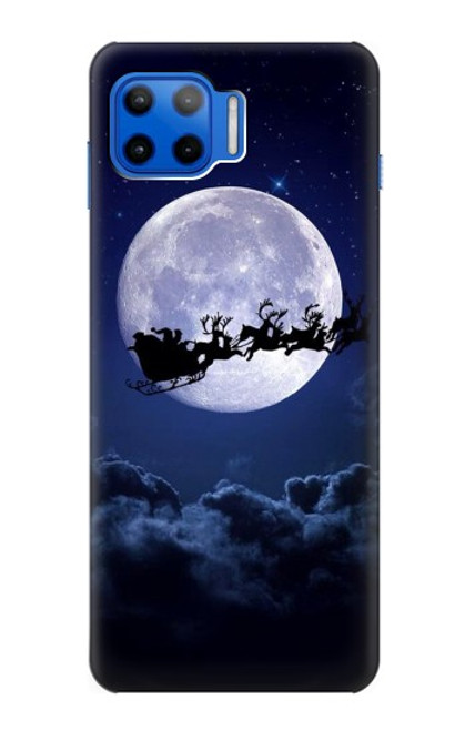 S3508 クリスマスサンタ Xmas Santa Moon Motorola Moto G 5G Plus バックケース、フリップケース・カバー