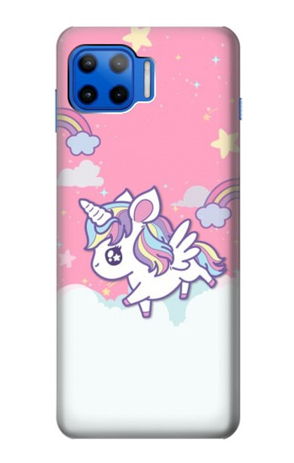 S3518 ユニコーン漫画 Unicorn Cartoon Motorola Moto G 5G Plus バックケース、フリップケース・カバー