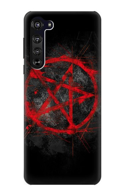 S2557 五芒星 Pentagram Motorola Edge バックケース、フリップケース・カバー