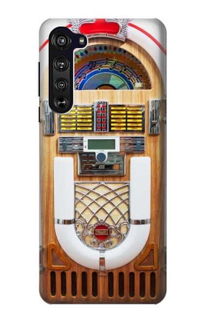 S2853 ジュークボックス - 自動レトロな音楽再生デバイス  Jukebox Music Playing Device Motorola Edge バックケース、フリップケース・カバー