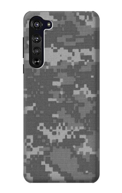 S2867 デジタルカモ柄 Army White Digital Camo Motorola Edge バックケース、フリップケース・カバー