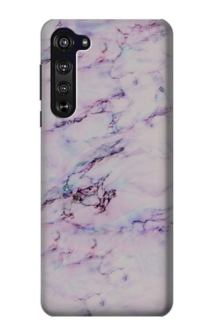 S3215 ピンクの大理石 Seamless Pink Marble Motorola Edge バックケース、フリップケース・カバー