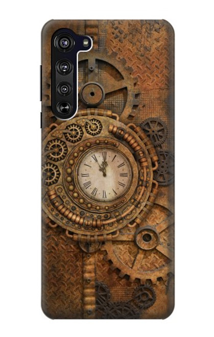 S3401 クロックギア スチームパンク Clock Gear Streampunk Motorola Edge バックケース、フリップケース・カバー