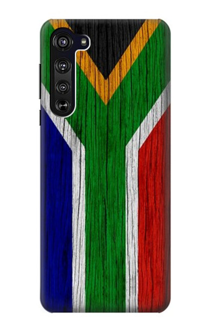 S3464 南アフリカの国旗 South Africa Flag Motorola Edge バックケース、フリップケース・カバー