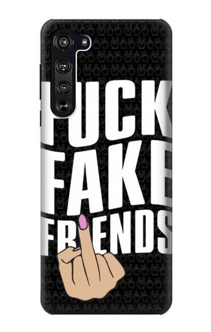 S3598 中指の友達 Middle Finger Friend Motorola Edge バックケース、フリップケース・カバー