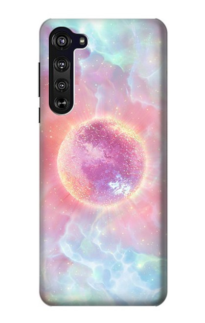 S3709 ピンクギャラクシー Pink Galaxy Motorola Edge バックケース、フリップケース・カバー