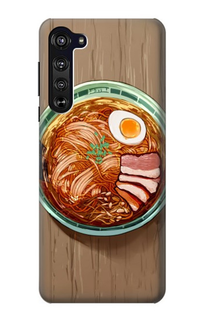 S3756 ラーメン Ramen Noodles Motorola Edge バックケース、フリップケース・カバー