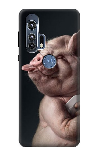 S1273 クレイジー豚 Crazy Pig Motorola Edge+ バックケース、フリップケース・カバー