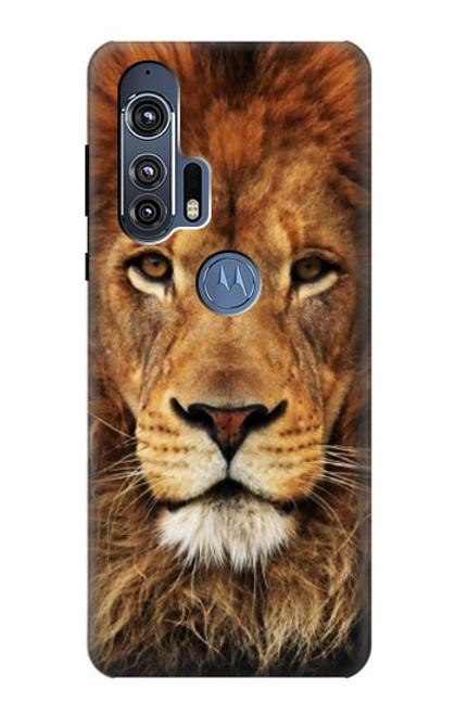 S2870 ライオン Lion King of Beasts Motorola Edge+ バックケース、フリップケース・カバー