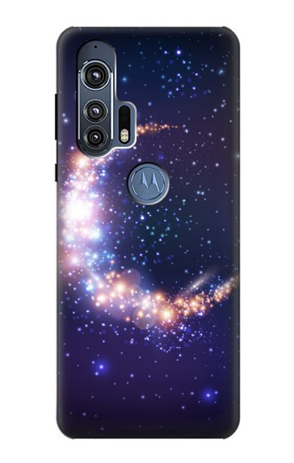 S3324 彎月・月・ギャラクシー Crescent Moon Galaxy Motorola Edge+ バックケース、フリップケース・カバー