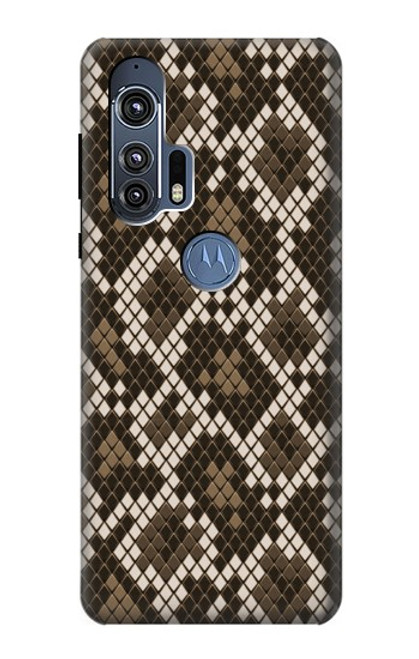 S3389 シームレスなヘビ皮パターングラフィック Seamless Snake Skin Pattern Graphic Motorola Edge+ バックケース、フリップケース・カバー