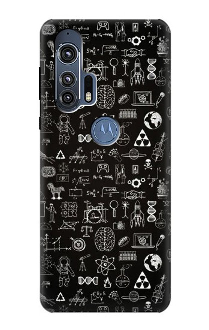 S3426 科学黒板 Blackboard Science Motorola Edge+ バックケース、フリップケース・カバー