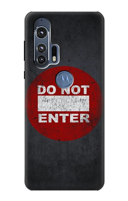 S3683 立入禁止 Do Not Enter Motorola Edge+ バックケース、フリップケース・カバー