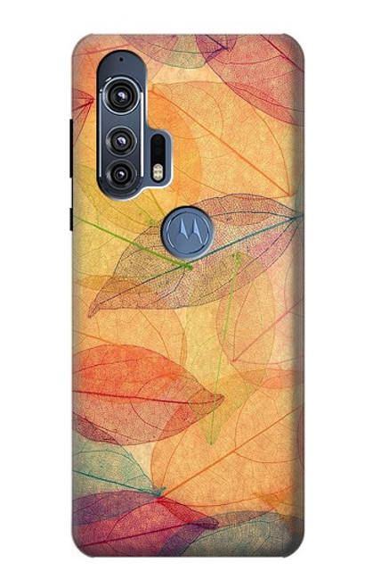 S3686 秋シーズン葉秋 Fall Season Leaf Autumn Motorola Edge+ バックケース、フリップケース・カバー