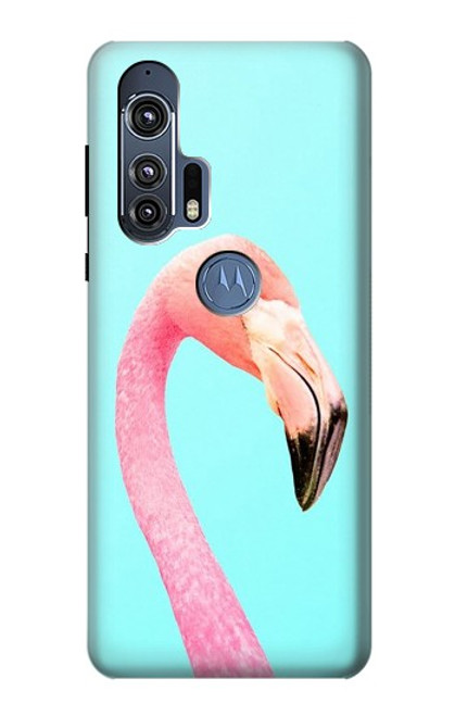 S3708 ピンクのフラミンゴ Pink Flamingo Motorola Edge+ バックケース、フリップケース・カバー
