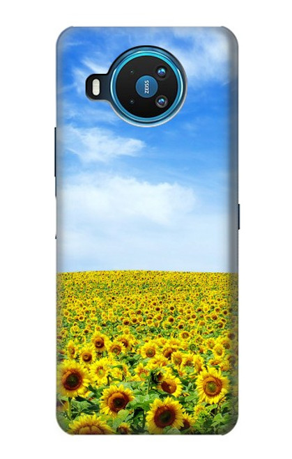 S0232 ひまわり Sunflower Nokia 8.3 5G バックケース、フリップケース・カバー