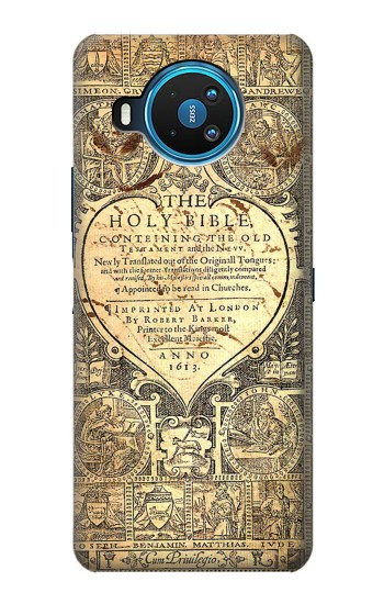 S0330 聖書のページ Bible Page Nokia 8.3 5G バックケース、フリップケース・カバー