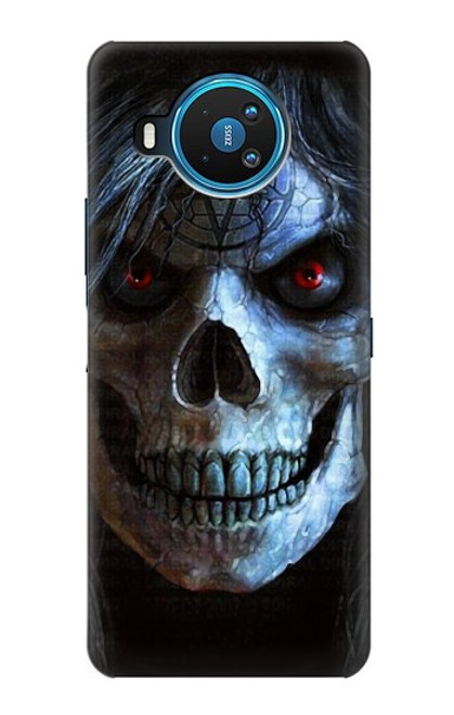 S2585 スカルペンタグラム Evil Death Skull Pentagram Nokia 8.3 5G バックケース、フリップケース・カバー