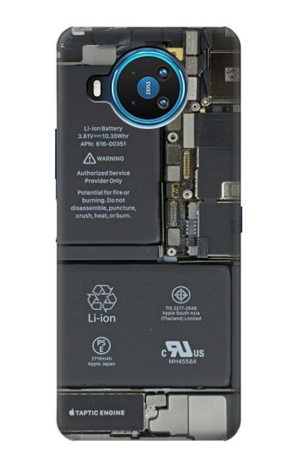 S3467 携帯電話の中のグラフィック Inside Mobile Phone Graphic Nokia 8.3 5G バックケース、フリップケース・カバー