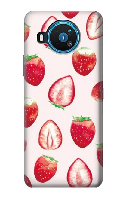 S3481 イチゴ Strawberry Nokia 8.3 5G バックケース、フリップケース・カバー