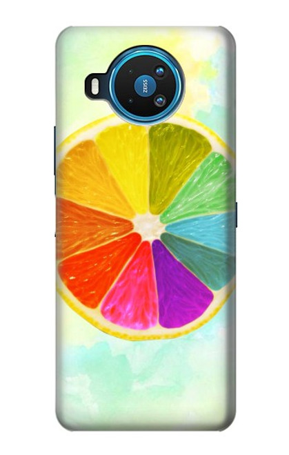 S3493 カラフルなレモン Colorful Lemon Nokia 8.3 5G バックケース、フリップケース・カバー