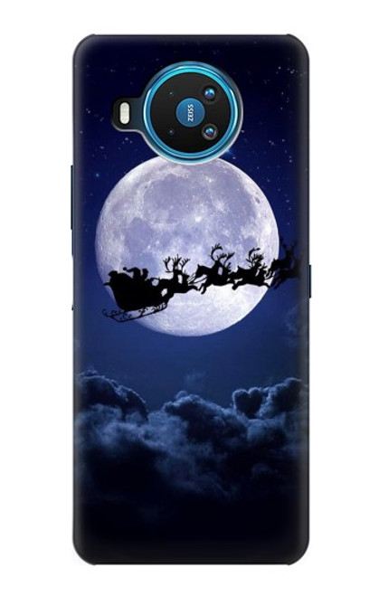 S3508 クリスマスサンタ Xmas Santa Moon Nokia 8.3 5G バックケース、フリップケース・カバー