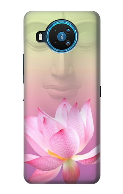 S3511 蓮の花の仏教 Lotus flower Buddhism Nokia 8.3 5G バックケース、フリップケース・カバー