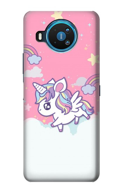 S3518 ユニコーン漫画 Unicorn Cartoon Nokia 8.3 5G バックケース、フリップケース・カバー