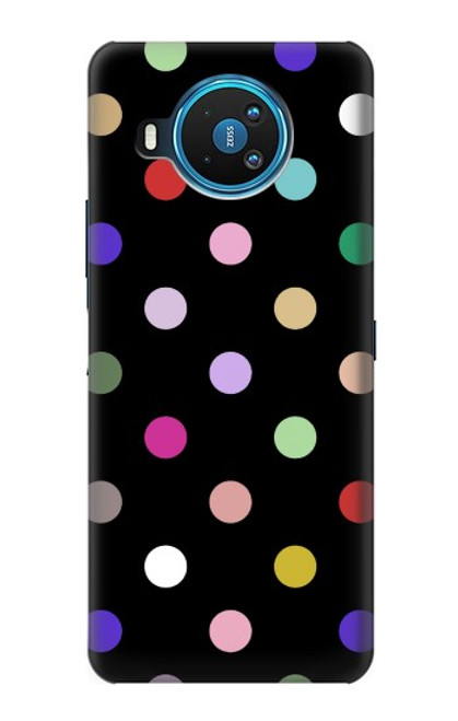 S3532 カラフルな水玉 Colorful Polka Dot Nokia 8.3 5G バックケース、フリップケース・カバー